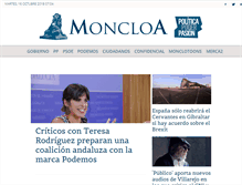 Tablet Screenshot of moncloa.com
